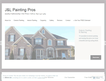 Tablet Screenshot of jandlpaintingpros.com